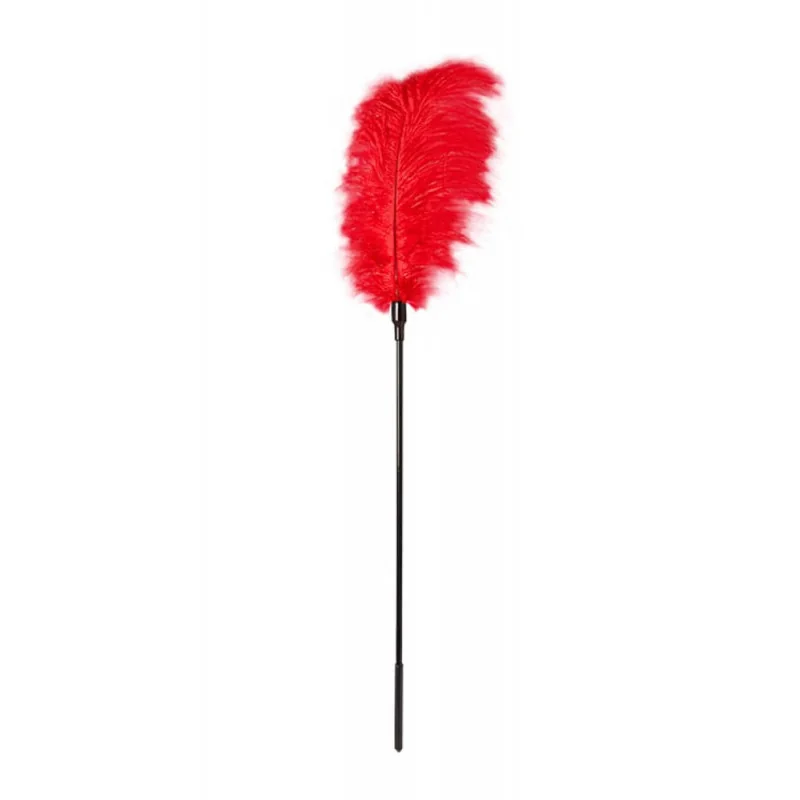 Guilty Pleasure FEATHER TICKLER veľký Červená