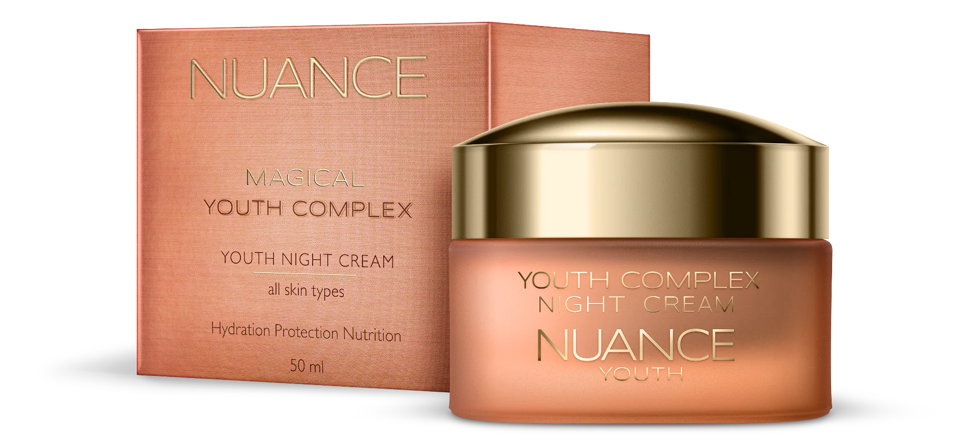 NUANCE YOUTH COMPLEX nočný krém, 50ml 1×50 ml, nočný krém pre všetky typy pleti