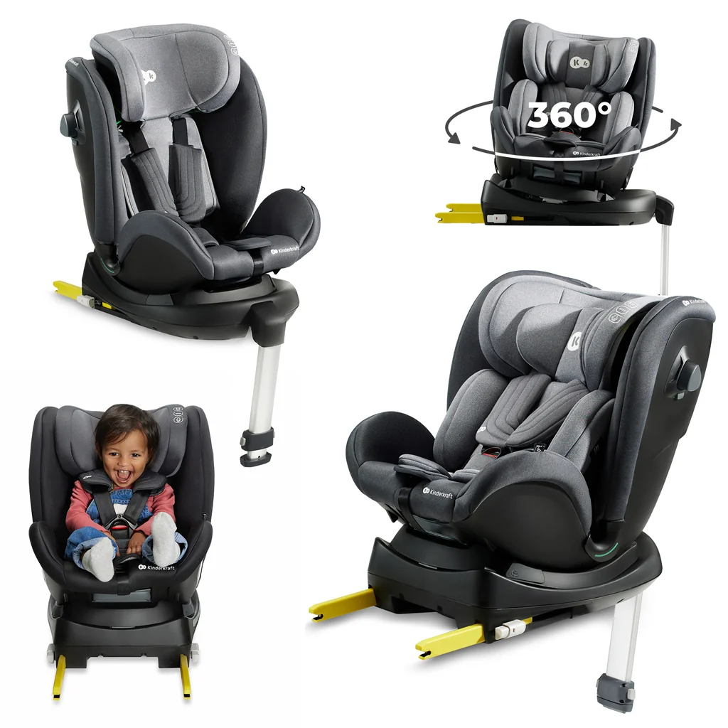 KINDERKRAFT SELECT Autosedačka Xrider i-Size 40-125 cm Grey 1×1 ks, autosedačka