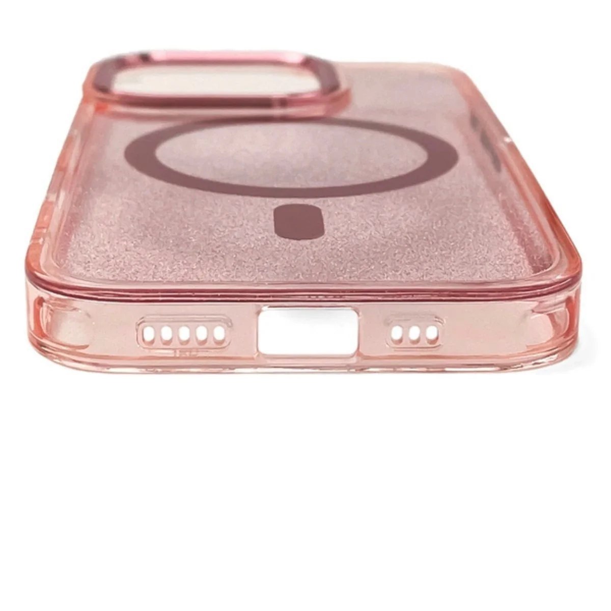 Puzdro Glitter Case MagSafe pre Samsung Galaxy A16 5G - Ružová