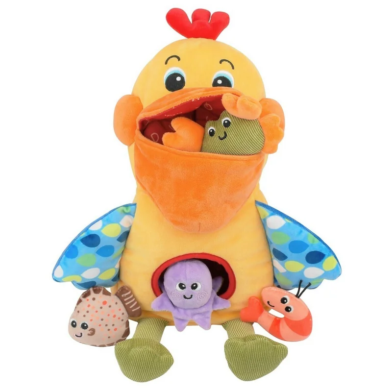 K´s Kids Hladný pelikán vkladacia edukačná hračka