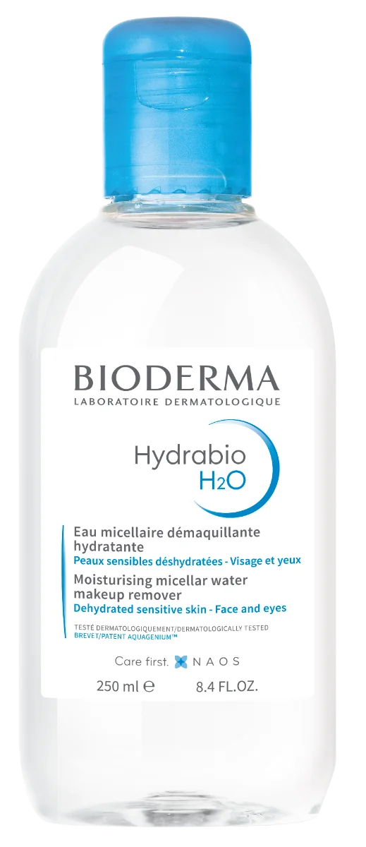 BIODERMA Hydrabio H2O micelárna voda na dehydratovanú pleť 1×250 ml, hydratačná micelárna voda