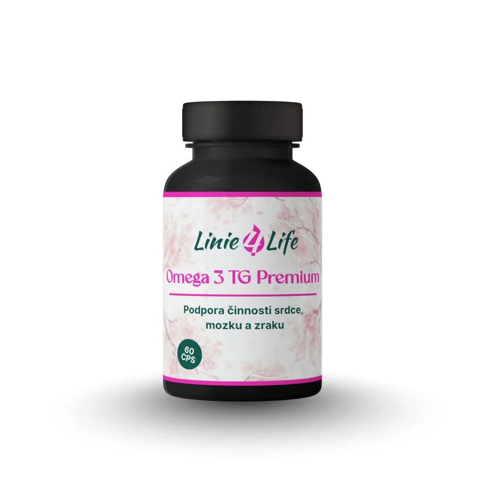 Linie4Life OMEGA 3 TG PREMIUM 60 kapsúl Srdce, mozog, zrak, bez plnidiel