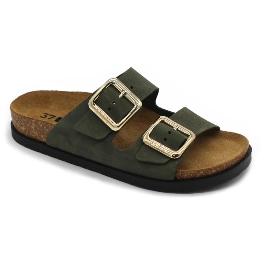 7010 Dámska zdravotná kožená obuv s prackou 37 - 24cm, hnedá, 3,5 cm