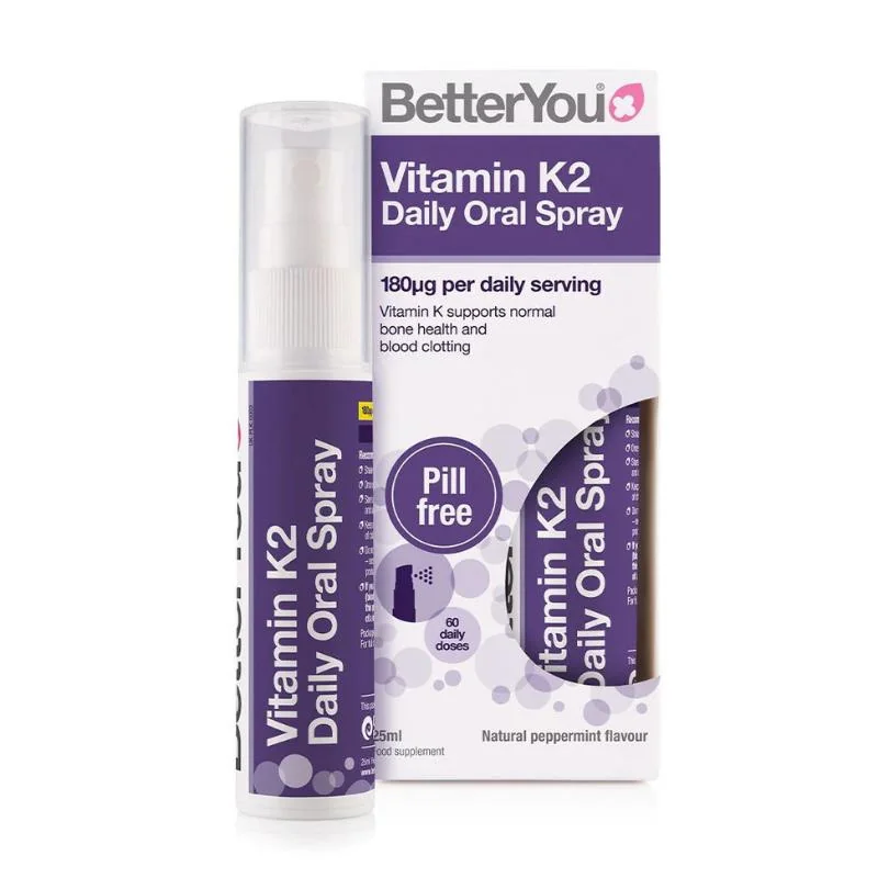 BetterYou Vitamín K2 v spreji (180 µg) 25ml