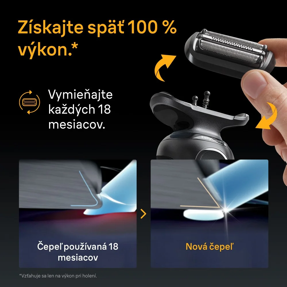 Braun Series 5 náhradná hlavica pre elektrický holiaci strojček, 54B 1 ks