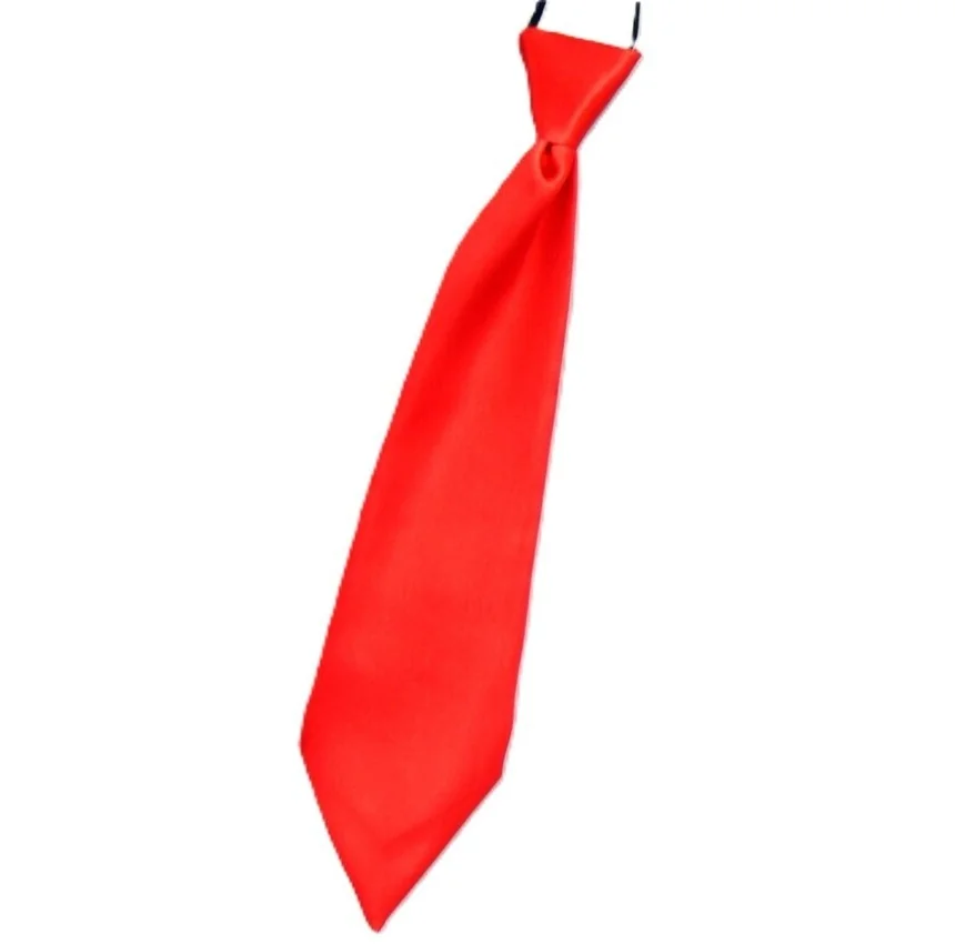 Kravata na gumičke červená 42cm