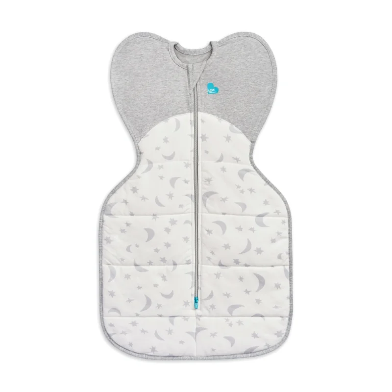 Love To Dream Zavinovačka Swaddle UP Etapa 1 Extra Warm S biela/mesiac