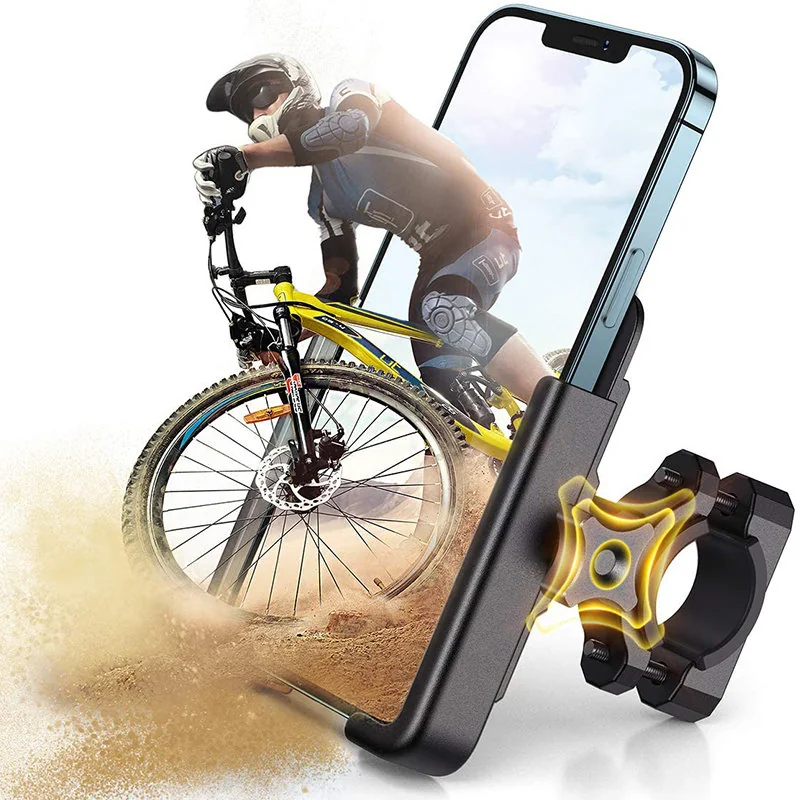 MG Metal Bracket držiak na mobil na bicykel, čierny