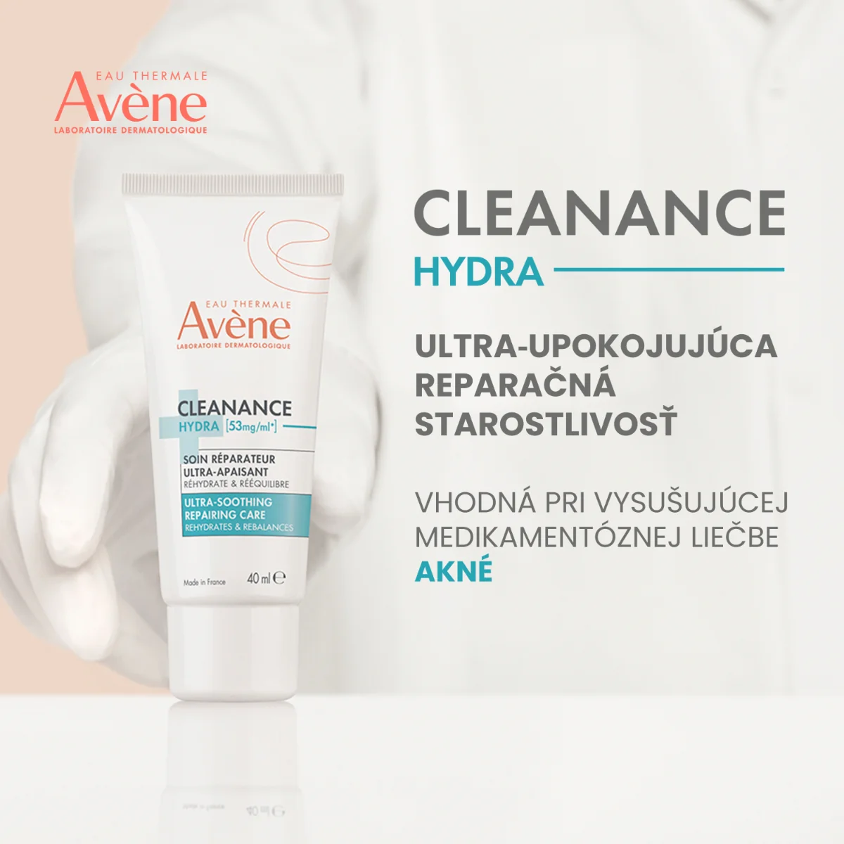 Avène Cleanance Hydra Upokojujúci krém 40 ml