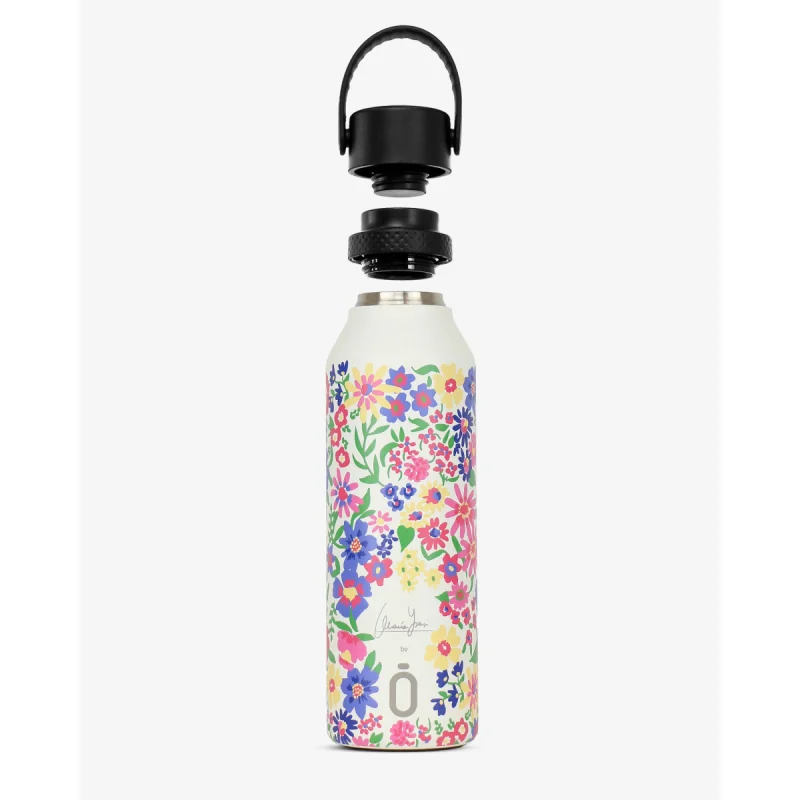 Runbott Mii Nerezová termofľaša s izoláciou – 600ml, Kvety
