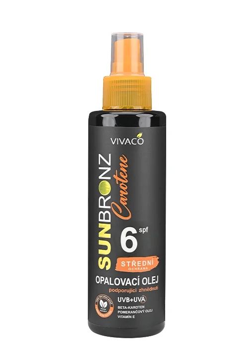 VIVACO SUN BRONZ CAROTENE Opaľovací OLEJ SPF6 150 ml