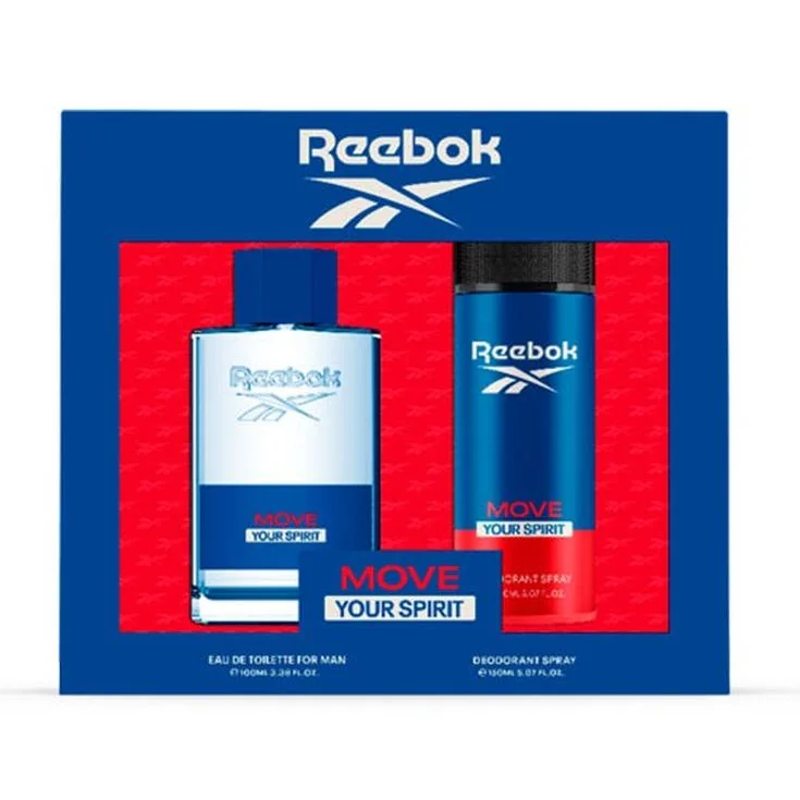 REEBOK MOVE YOUR S. EDT 100ML+DEO SPREJ 150ML 1SET 1×1ks, set