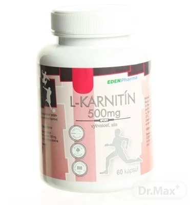 EDENPharma L-KARNITIN 500 mg 1×60 cps, výživový doplnok