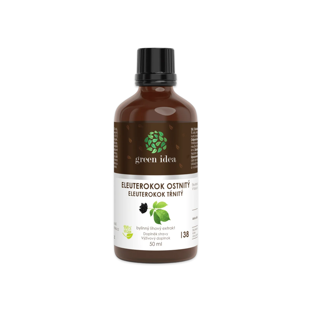 Eleuterokok tinktúra – kvapky 50 ml – Green idea
