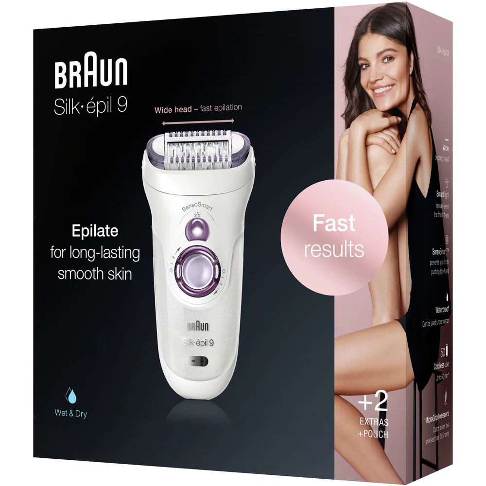 Braun Silk Epil 9-700 Purple Depilátor 1ks 1×1 ks