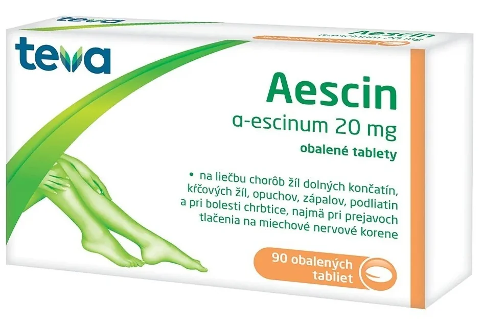 AESCIN 1×90 tbl, 20 mg, liek