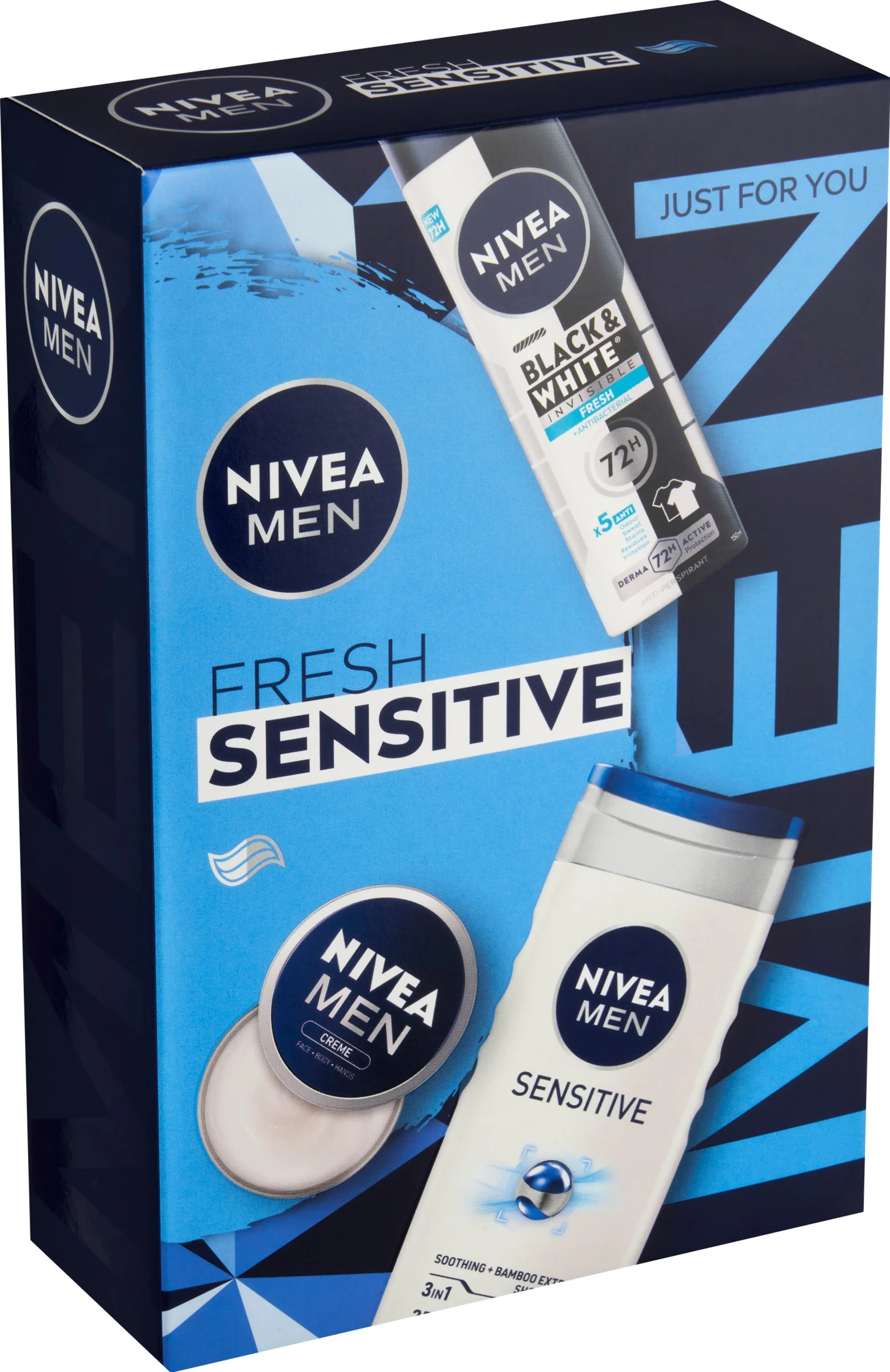 NIVEA MEN BOX DEO FRESH 1×1 ks, darčekové balenie