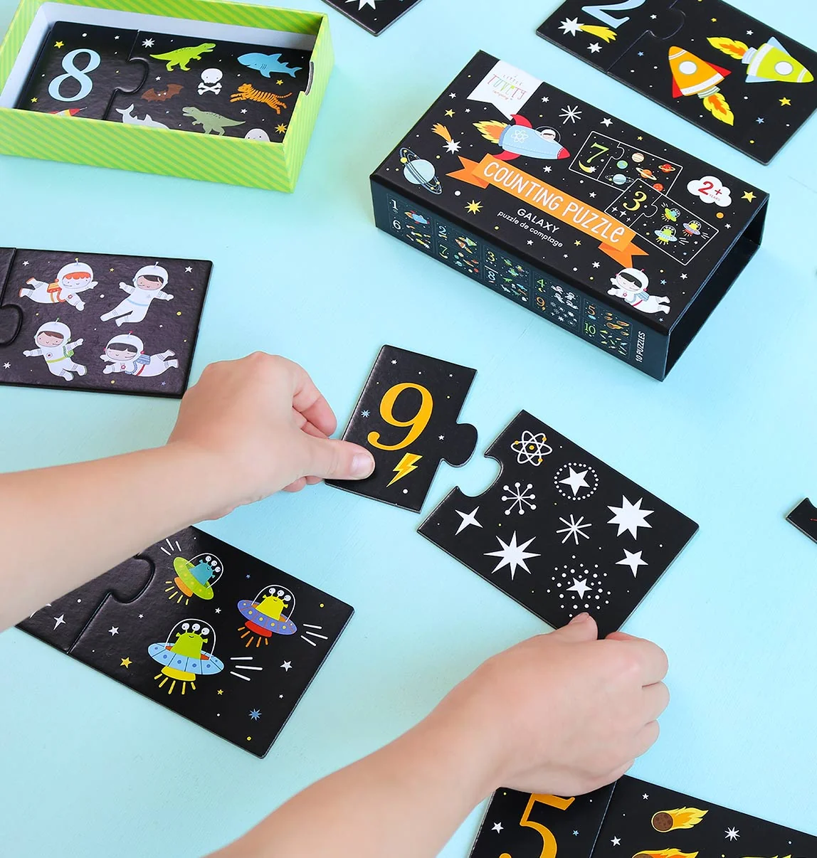 A Little Lovely Company - priradzovacie puzzle – vesmír