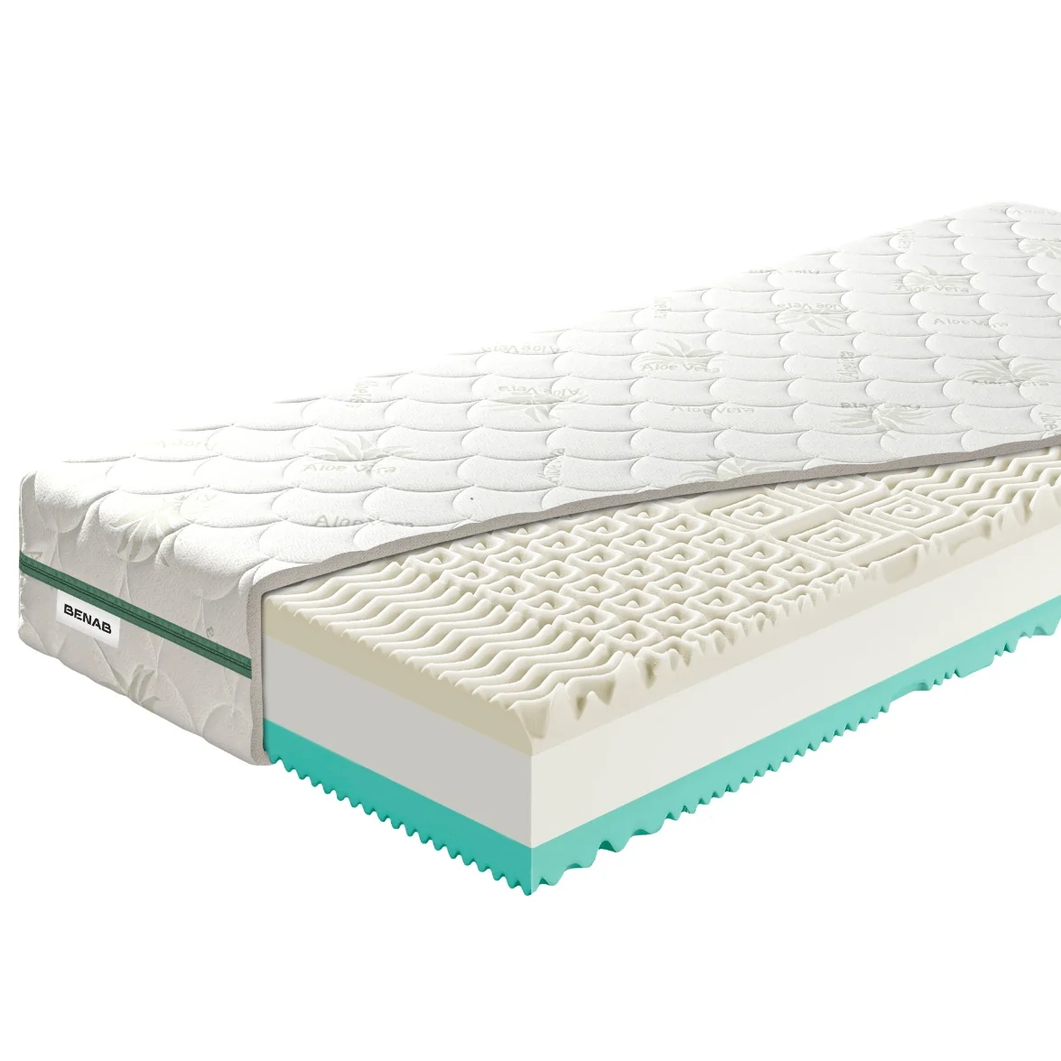 Matrac Benab Zero Visco 18 HR H3 / H4 120 x 200 cm Matrac z pamäťovej peny 18 cm sendvičový zónová ortopedické