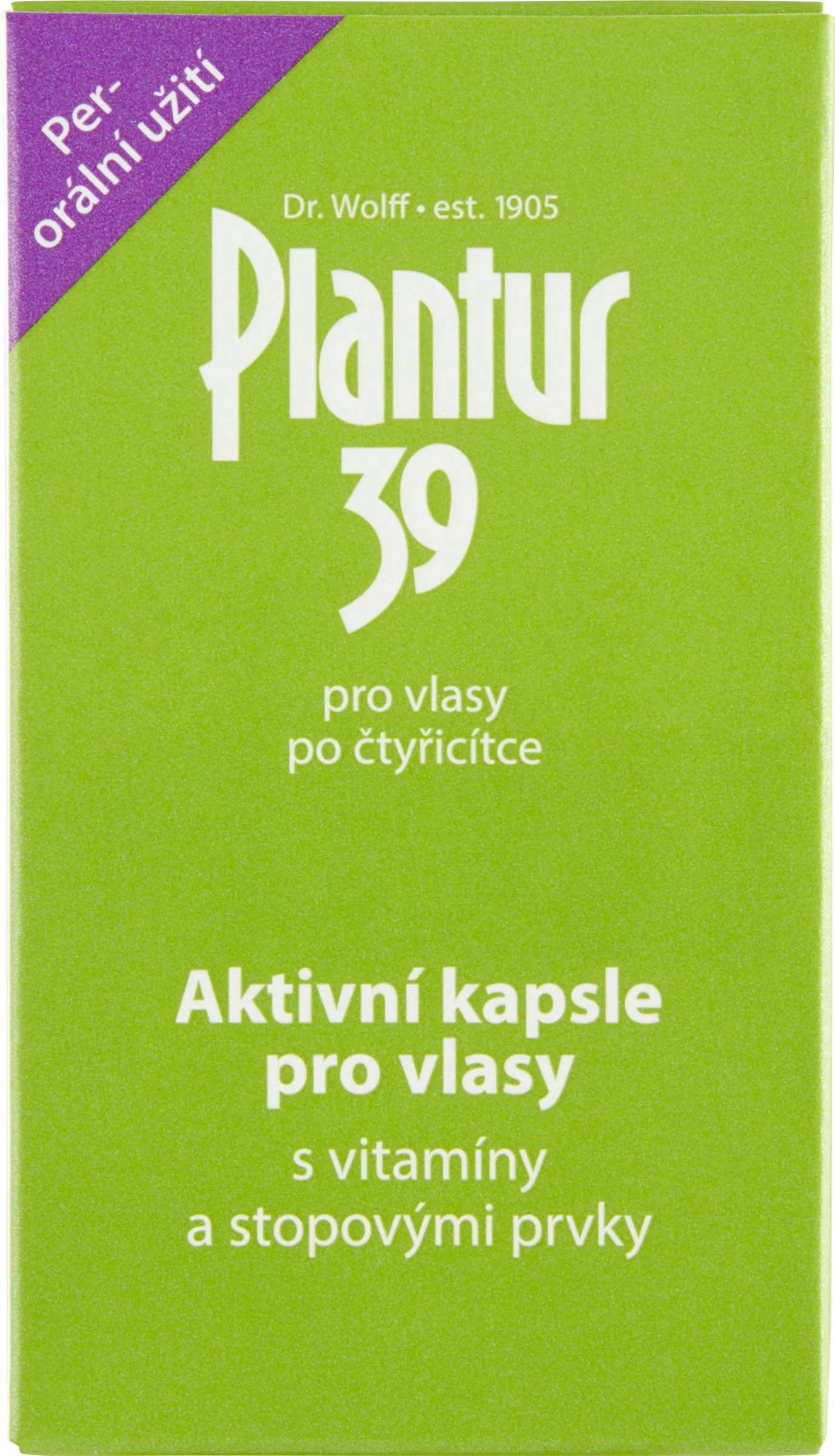 Plantur 39 Aktívne kapsule 60 cps 1×60 cps, výživový doplnok