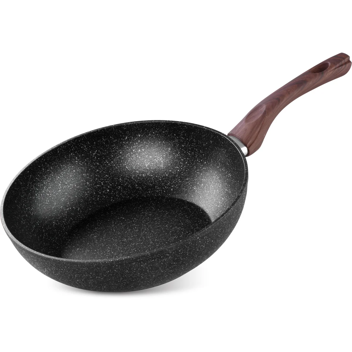 Panvica Wok Black Marble Line 28 cm