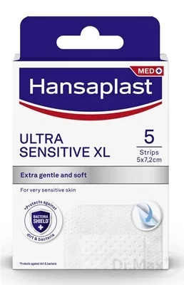 Hansaplast Ultra Sensitive XL náplasť, 5 ks 1×5 ks, náplaste