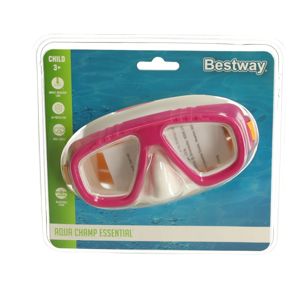 Plavecké okuliare a maska BESTWAY 22011 ružové
