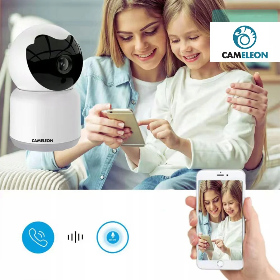 Vnútorná kamera Cameleon 355° IP WiFi 3MPX – Inteligentné riešenie pre váš domov
