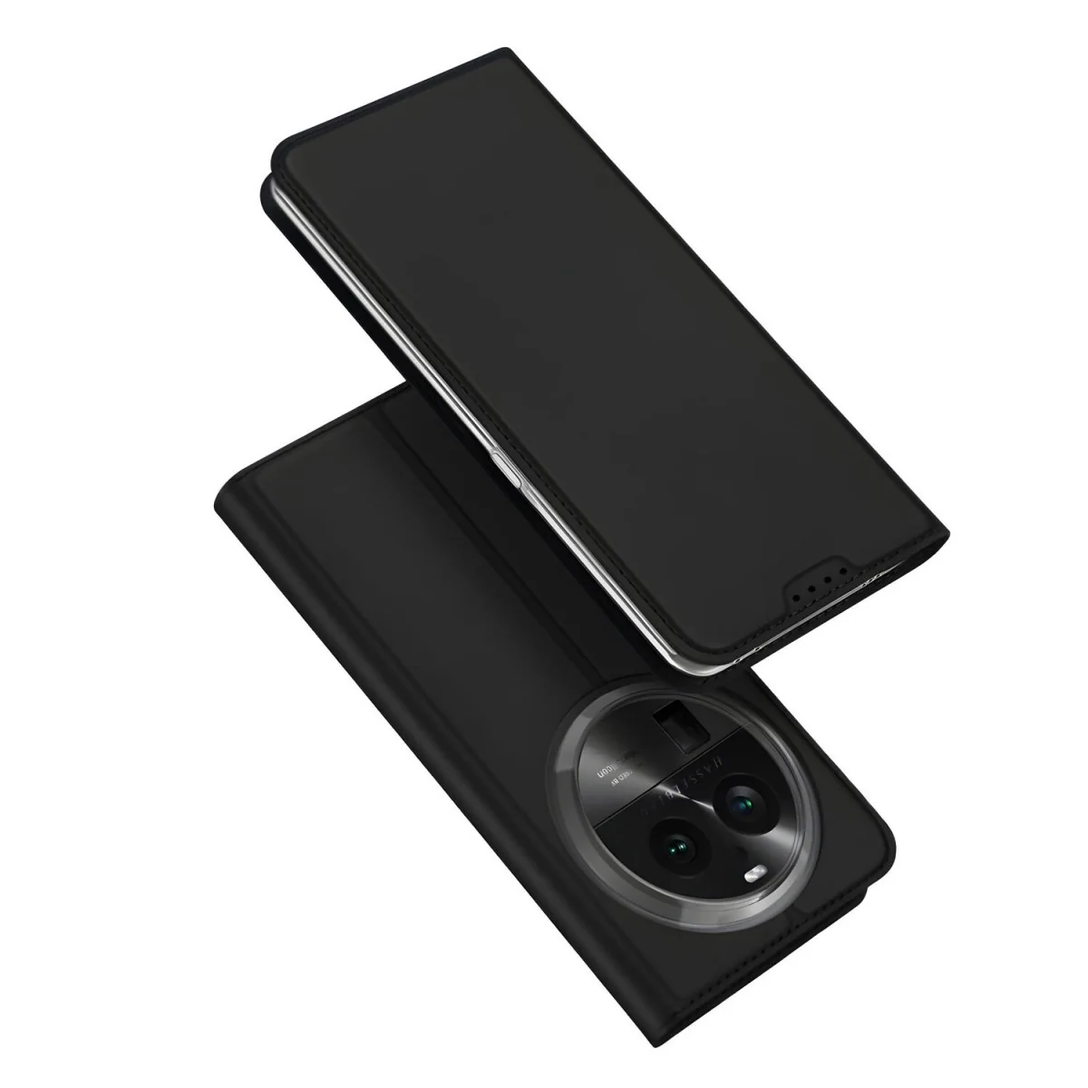 Knižkové puzdro Skin Pro pre Oppo Find X6 Pro - Čierna Elegantná ochrana