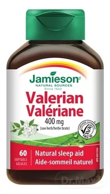 JAMIESON VALERIÁNA 400 mg 1×60 tbl, výživový doplnok