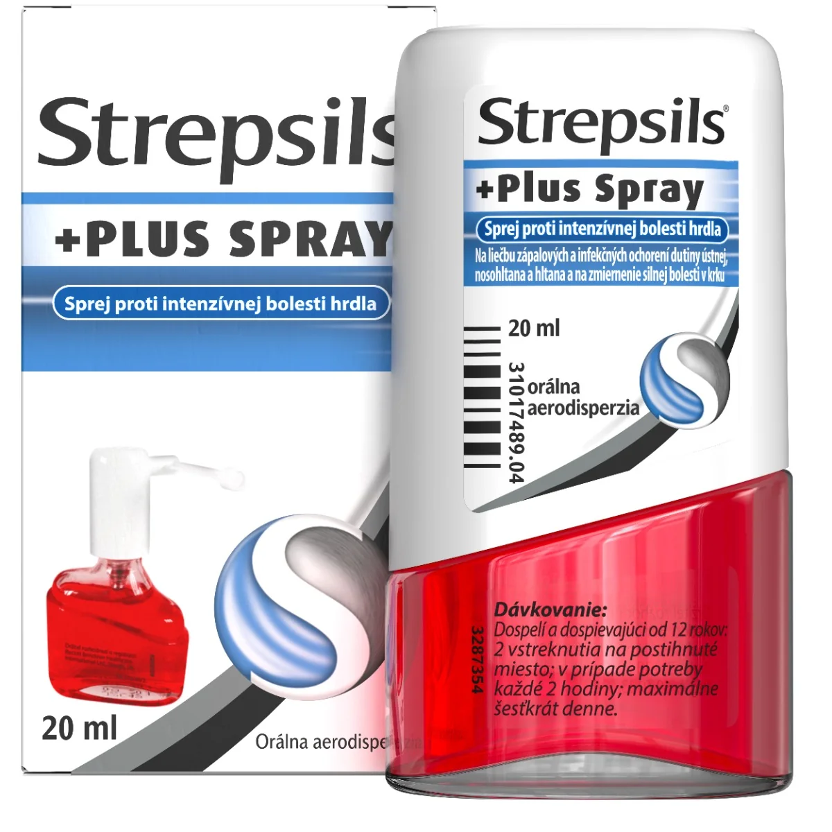 Strepsils PLUS SPRAY 1×20 ml, liek