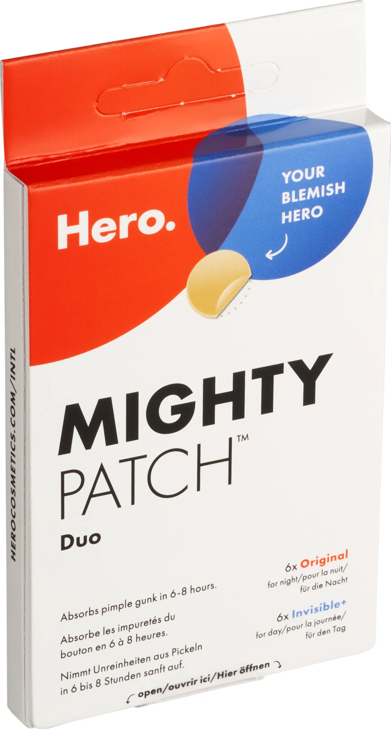HERO Mighty Patch DUO - The ORIGINAL & INVISIBLE+ 12 náplastí 12 ks
