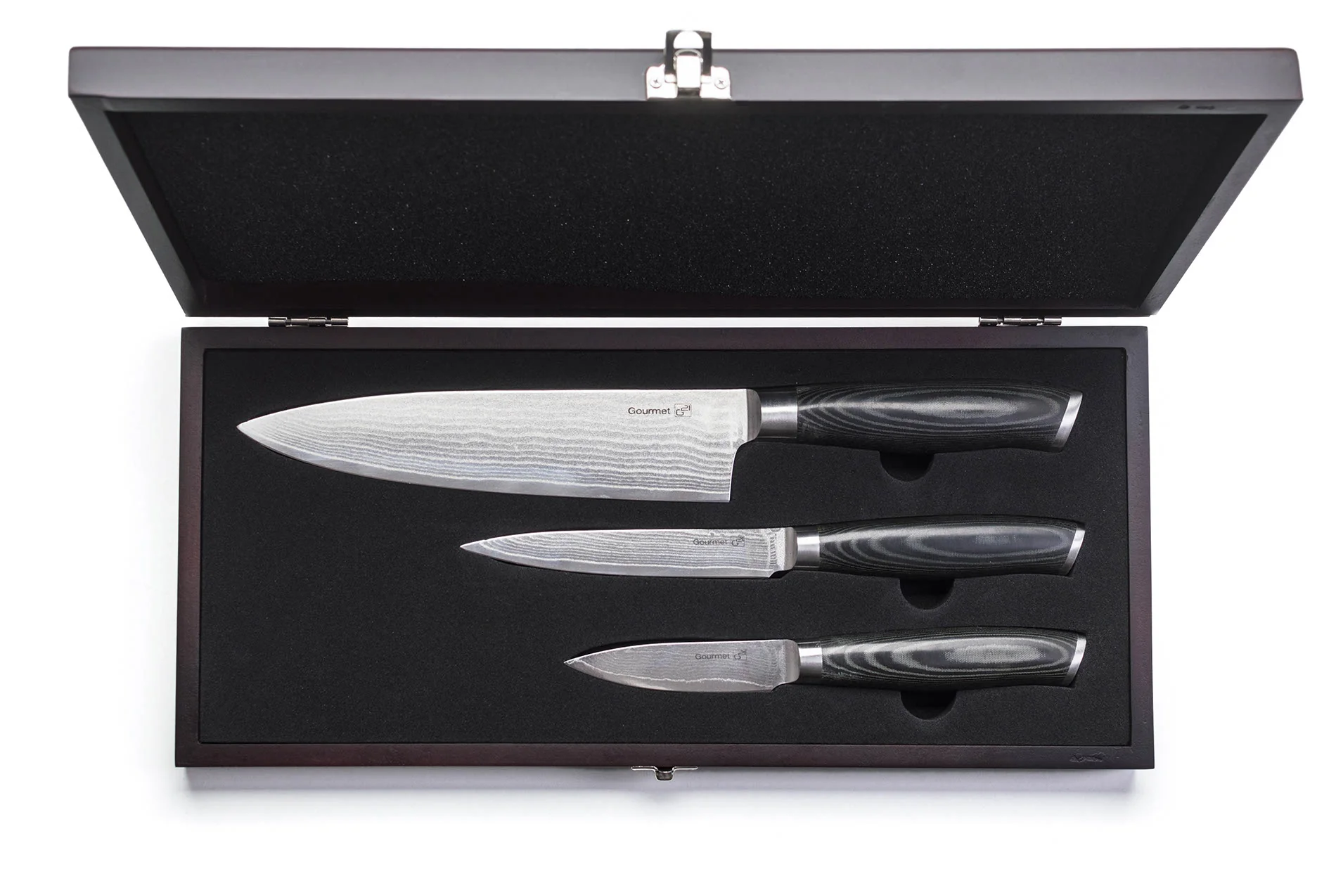 G21 Sada nožov Gourmet Damascus small box 3 ks Gourmet Damascus small box 3 ks NB-D1095