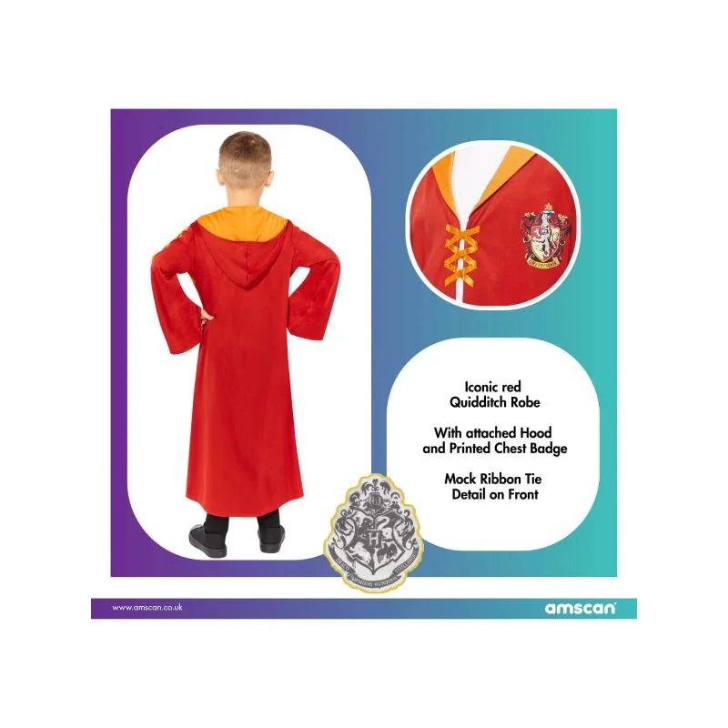 Kostým Harry Potter Gryffindor Quidd 8-10 rokov