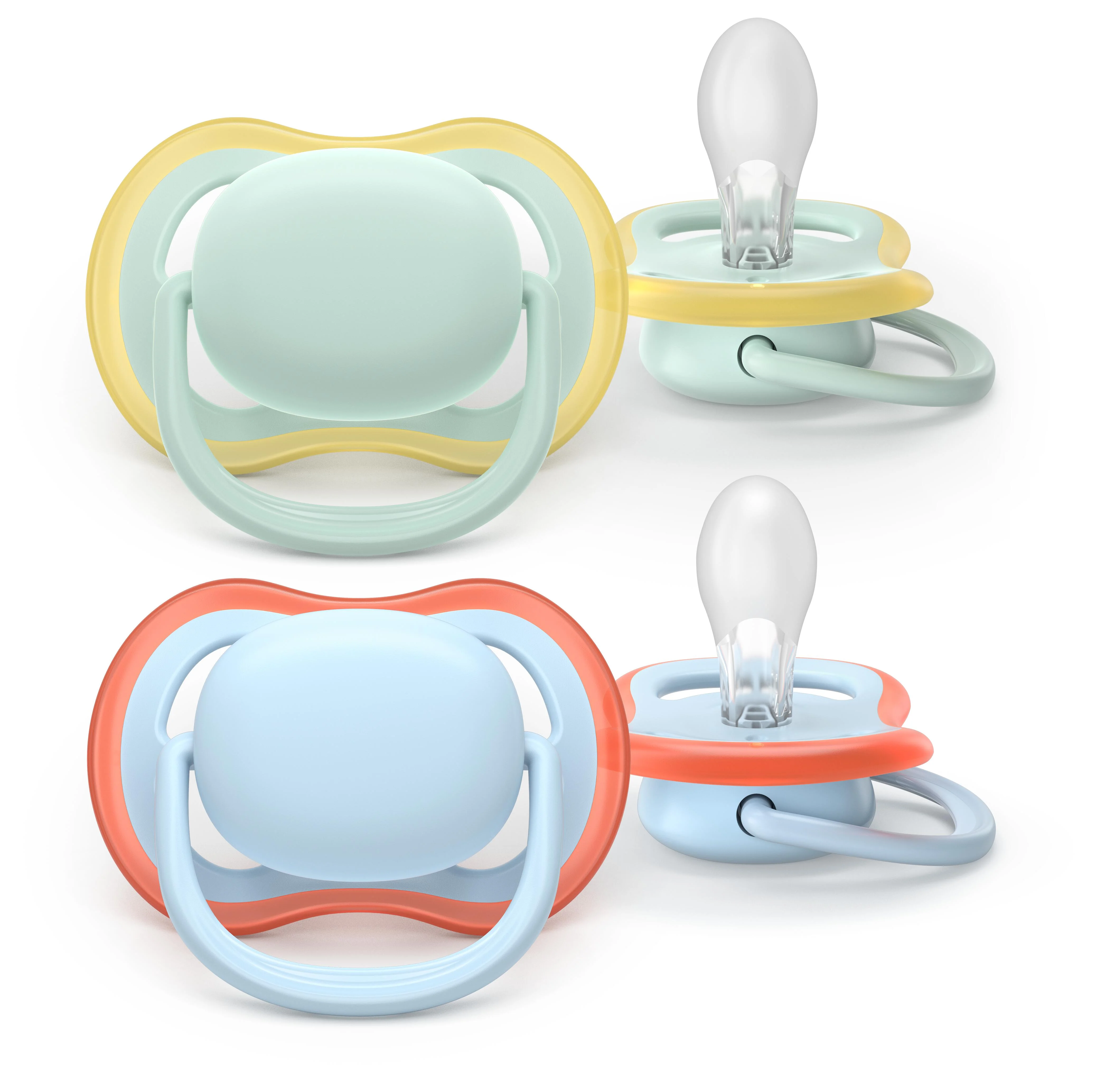 Philips AVENT - Cumlík Ultra air SCF087/01, 0-6 m, chlapec, modrá/zelená 2 ks