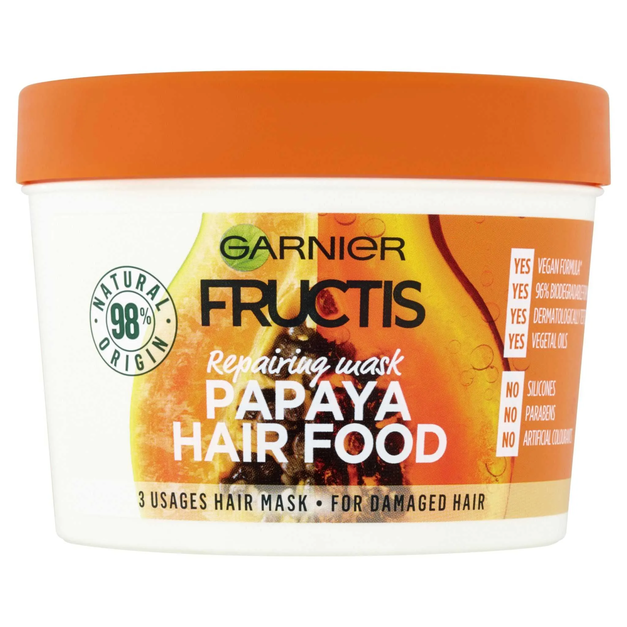 Garnier Fructis Hair Food Papaya 3v1 maska na vlasy, 390 ml