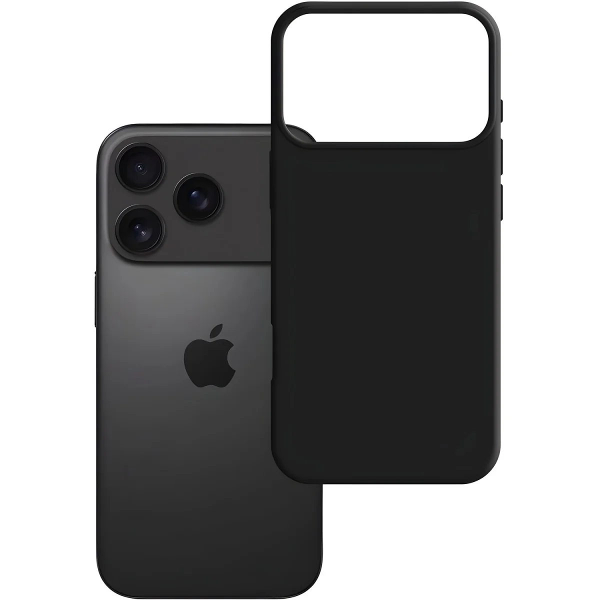 Matné čierne puzdro na smartfón 3mk Matt Case 1 ks, čierna