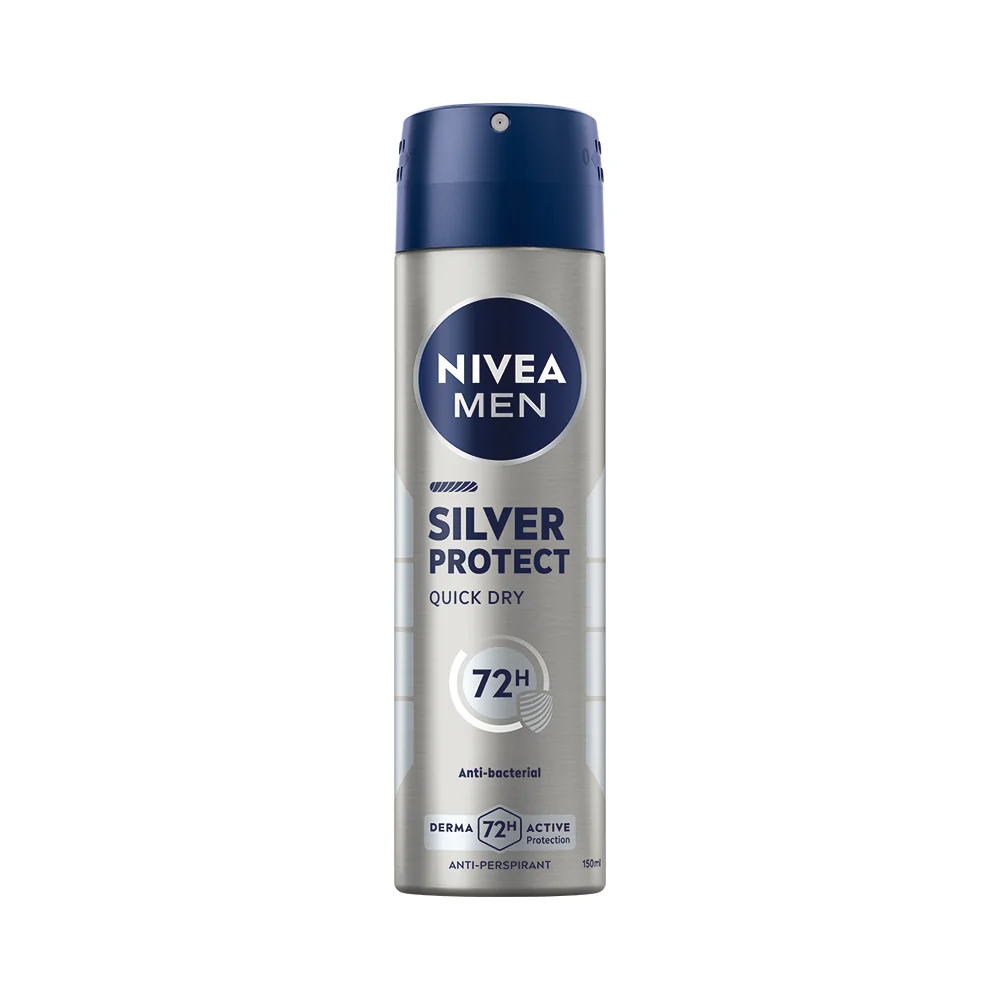 NIVEA MEN Anti-perspirant Silver Protect Dynamic 1×150 ml, antiperspirant