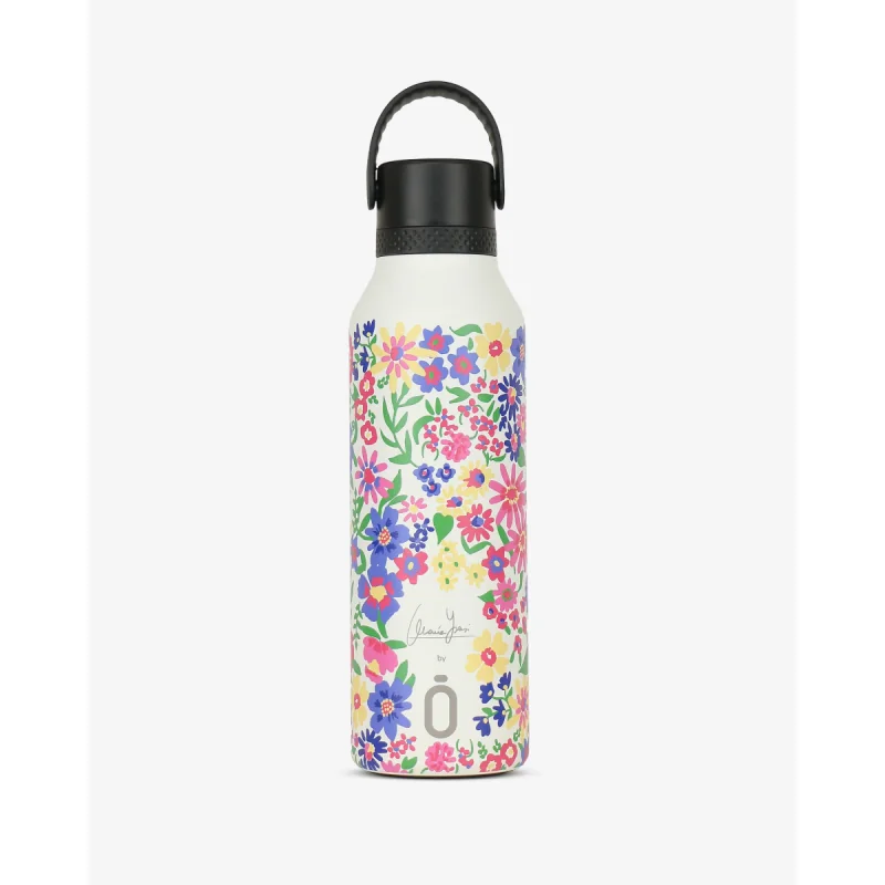 Runbott Mii Nerezová termofľaša s izoláciou – 600ml, Kvety