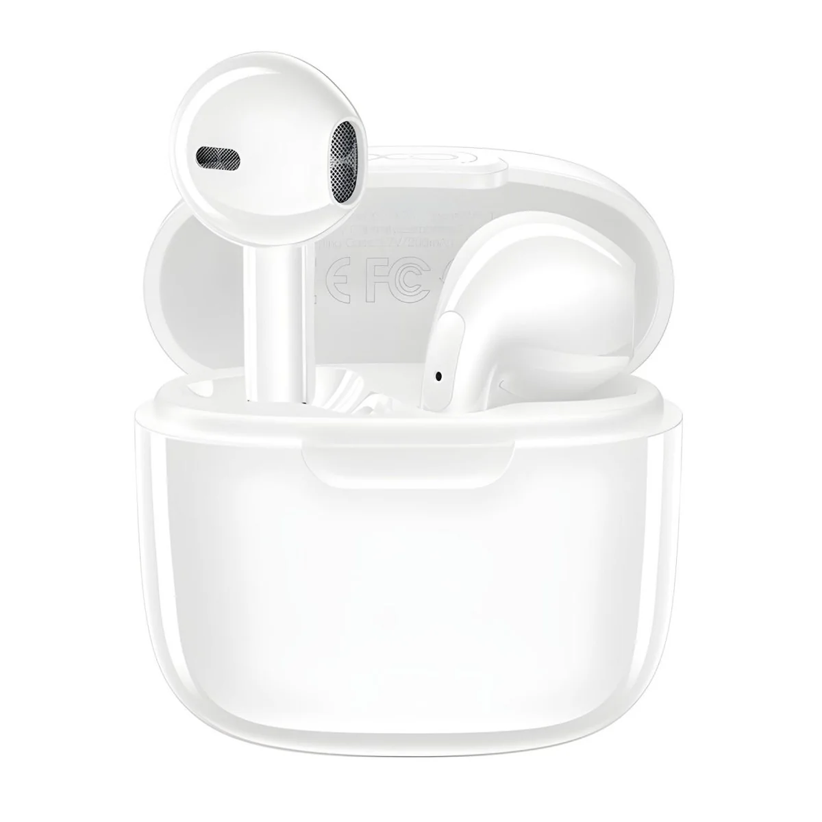 Bluetooth slúchadlá X23 TWS - biela moderné bezdrôtové slúchadlá