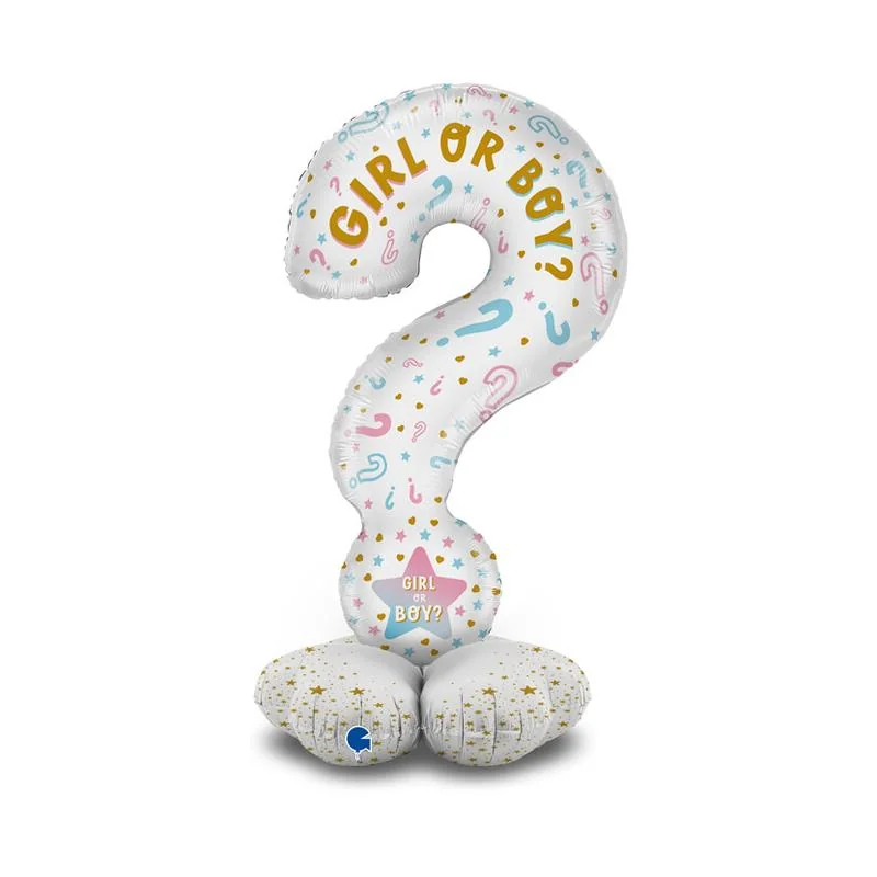 Grabo Fóliový multibalón Gender Reveal Boy or Girl 119cm