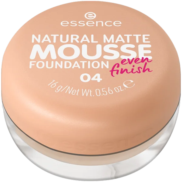 essence penový make-up NATURAL MATTE MOUSSE 04 1×16 g, make up