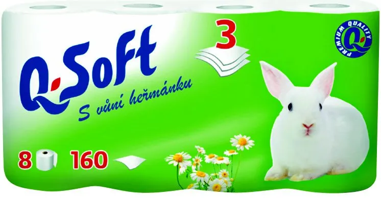 Q SOFT 3 vrstvový toaletný papier