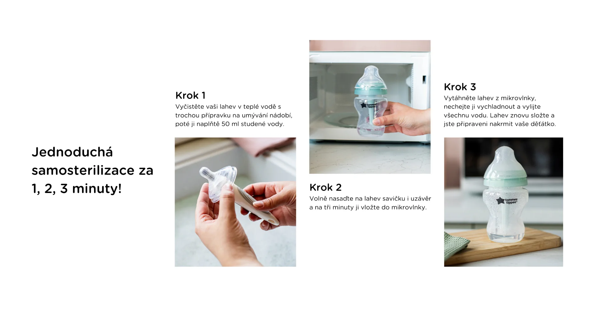 Tommee Tippee Natural Start Samosterilizačná Dojčenská Fľaša s ANTI-COLIC cumlíkom Stredný Prietok 340 ml 3m+, Ježko a Žabička, 2 ks 1×2 ks, dojčenská fľaša