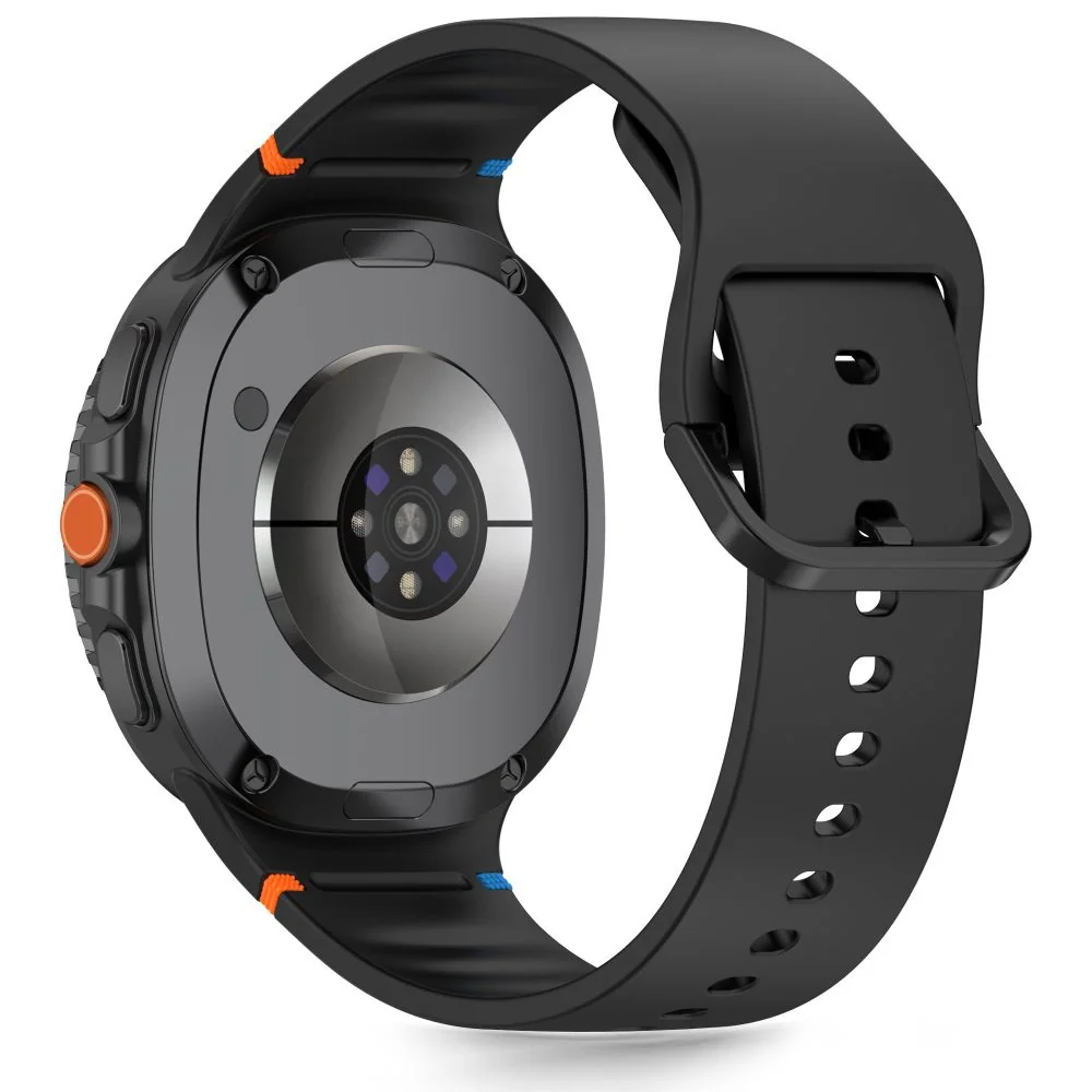 Tech-Protect Silicone remienok na Samsung Galaxy Watch 8 / Classic (40 / 44 / 46 mm), black / 44 / 46 mm), black