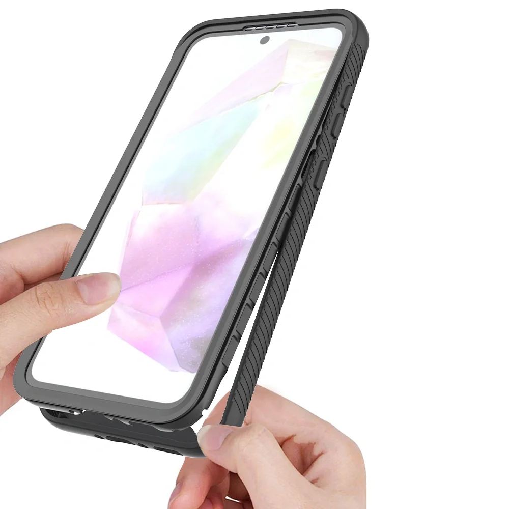 Tech-Protect Defense kryt na Samsung Galaxy A36 / A56 5G, čierny 