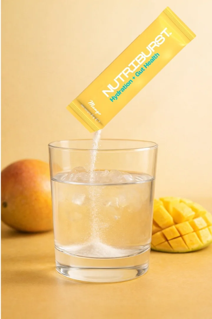 Nutriburst Elektrolyty Gut Health hydratačný nápoj 7 ks