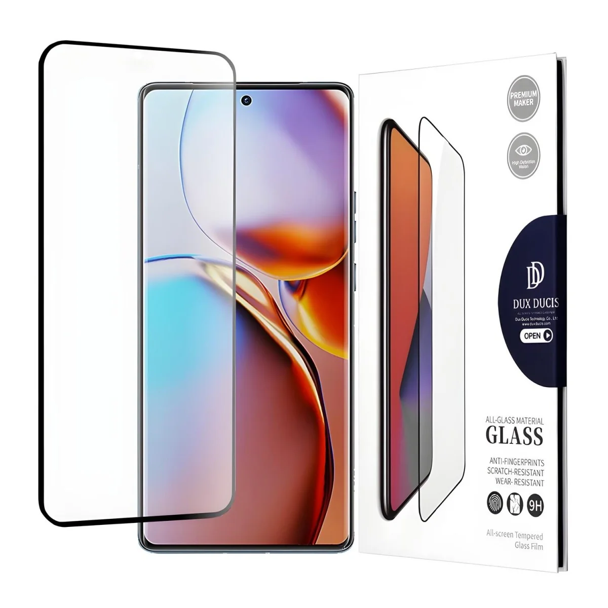 10D Tvrdené sklo pre Motorola Edge 40 Pro - Čierna 1 x 10D sklo, vysoká odolnosť