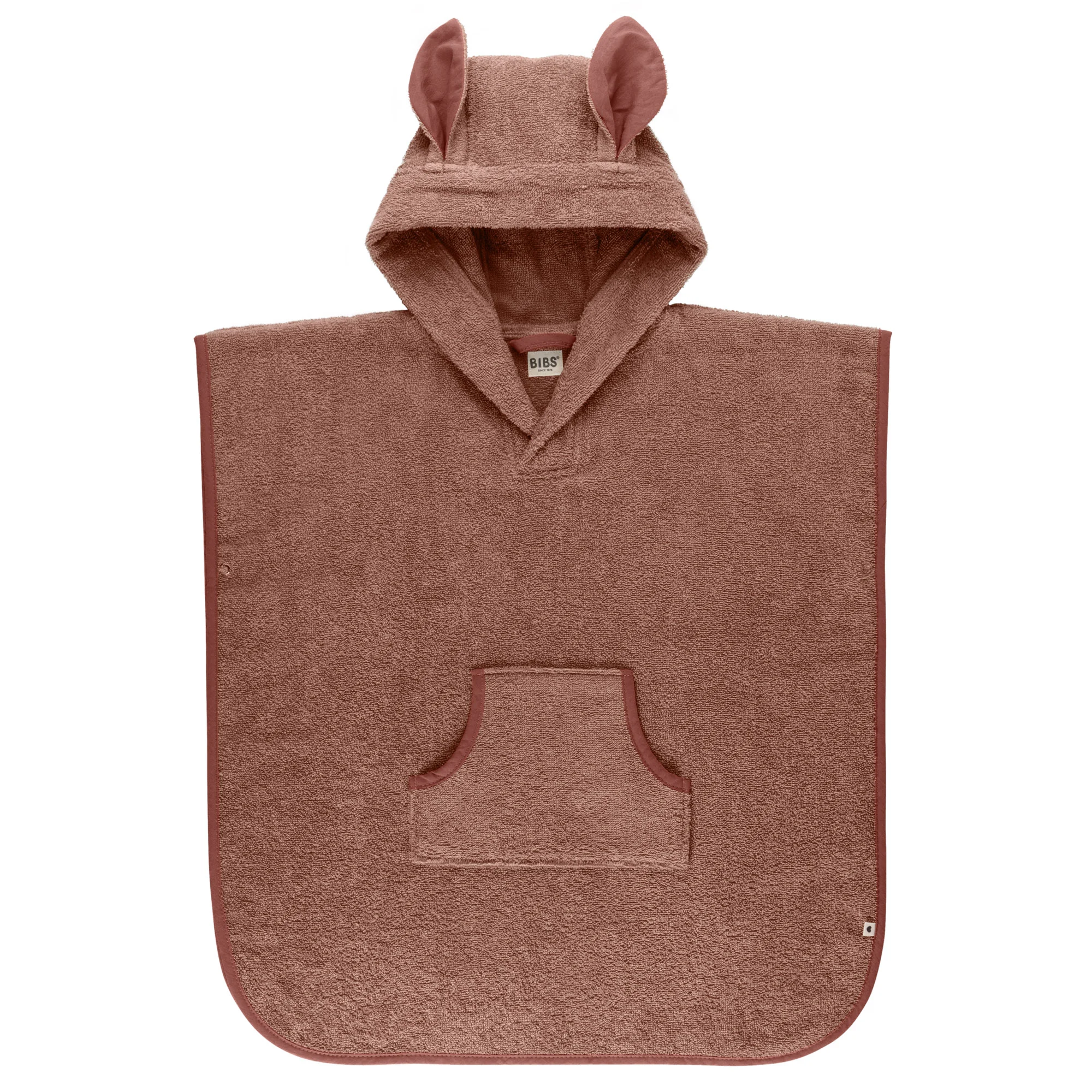 BIBS Kangaroo froté pončo z BIO bavlny Woodchuck